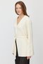 Women's Wrap Neckline Tie-Detail Relaxed-Fit Knit Cardigan - 5