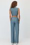 Women's High-Waisted Wide Leg Athletic Leggings - 6