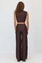 Women's High-Waisted Wide Leg Athletic Leggings - 5
