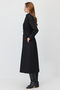 Women's Belted Classic Collar Long Poplin Dress - 4