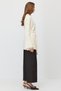 Women's Wide-Leg, Belted, Drapey Denim Pants - 4