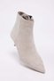 Women's Pointed Toe Thin Short Heeled Boots - 7