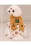 SMALL BREED - VERA PAWS Fur-Trimmed Spotted Dog Coat with Pockets - 2