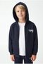 Boys' Full-Length Zipper Hooded Sweatshirt - 2