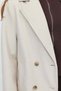 Women's Double-Breasted Double Collar Wide-Cut Long Coat - 7