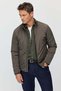 Men's Stand Collar Zippered Seasonal Coat - 2