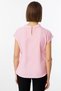 Women's Pink Blouse with Waist Cutout 03038 - 4