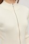 Women's Corded Fabric Cardigan with a Zipper - 6