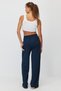 Women's Wide Leg Sweatpants with Elastic Waist - 5