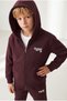 Boys' Full-Length Zipper Hooded Sweatshirt - 2