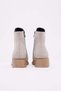 Women's Seam Detail Low-Heeled Boots - 5