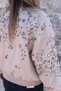 Beige Premium Nubuck Jacket embellished with stones - 4