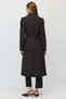 Women's Belted Double-Breasted Coat - 5