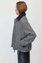 Women's Houndstooth-Meltoned Cashmere Coat - 5