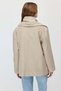 Women's Shawl Collar Detailed Oversize Short Cashmere Coat - 6
