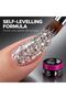 Global Fashion Aurora Sparkle Builder Gel for Nails 15g, Holographic Glitter Nail Extension Gel with Sparkling Flakes, UV LED Gel for Nail Art, Overlays & Strengthening, HEMA & TPO Free, 02 - 5