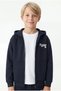 Boys' Full-Length Zipper Hooded Sweatshirt - 3
