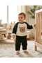 2-Piece Unisex Baby Set with Bear Embroidery, Welsoft Fleece Cotton Baby Set, Sizes 6-9, 9-12, 12-18, 18-24 Months, Top and Bottom Set, 2-Piece Girl/Boy Baby Set, Welsoft Fleece Winter Baby Set - 3
