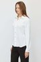 Women's Classic-Fit Long-Sleeve Shirt with Back Detail - 3