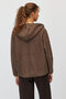 Women's Hooded Plush Fleece Sweatshirt - 6