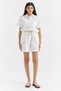 Women's Straw Belt Detailed Shorts - 2