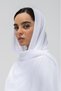 Stitched Krunchi Scarf-White