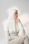 حجاب قطني - اوف وايت - 6
