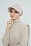 Turban Hat - Beige - 8