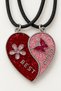 Best Friends Figurine Pair Necklace – Multicolored Pair Necklace - 3