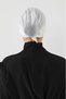 Hat under Veil Transparent Back - White - 7