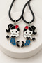 Best Friends Figurine Pair Necklace – Multicolored Pair Necklace - 3
