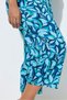 Women's High-Waisted Sandy Fabric Plus-Size Patterned Pants - 2