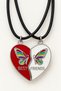 Best Friends Figurine Pair Necklace – Multicolored Pair Necklace - 3