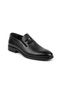 Men's Black Genuine Leather Laceless Classic Shoes - 2