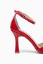 Women's Red Heeled Shoes - 3