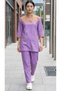 Housemaid Uniform Set/Khadama/Maid Uniform/Baby sitter/3/4 Sleeve Top and Full-Length Trousers COTTON