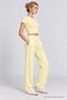 Soft-Textured Modal Top and Bottom Set LBY0091 YELLOW - 4