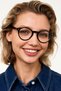 Amal Black Unisex Blue Light Protection Glasses