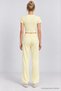 Soft-Textured Modal Top and Bottom Set LBY0091 YELLOW - 5
