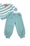 Boys' Süzene Teddy Bear Print Embroidered Winter 3-Thread Brushed Inside 1-2-3 Years 2-Piece Top and Bottom Set - 5