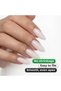 Global Fashion Fiber Builder Gel for Nails 15g, Fiberglass Reinforced Gel for Nail Extensions, Strengthening & Repair, Medium Viscosity UV LED Nail Sculpting Gel, HEMA & TPO Free, 02 - 6