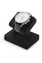 Black Microfiber Single Watch Stand Wristwatch Display Holder