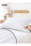 Premium Microfiber Pillowcase, Pack of 1, Soft Breathable Wrinkle-Resistant Pillow Cover with Envelope Closure, Easy-Care Bedding for Home & Hotel. - 4