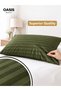 Premium Microfiber Pillowcase, Pack of 1, Soft Breathable Wrinkle-Resistant Pillow Cover with Envelope Closure, Easy-Care Bedding for Home & Hotel. - 4