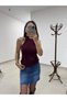 Women's Halter Neck Soft-Knit Sleeveless Sweater - 2
