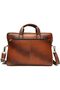 Pure Leather Business Laptop/Messenger Bag, Fits 15.6″ Laptop, Light weight and Slim Design
