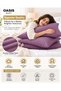 Premium Microfiber Pillowcase, Pack of 1, Soft Breathable Wrinkle-Resistant Pillow Cover with Envelope Closure, Easy-Care Bedding for Home & Hotel. - 5