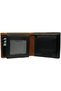 Genuine Leather Bi-fold Designer Wallet for Men, Colour: Black-Tan - 4
