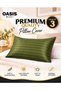Premium Microfiber Pillowcase, Pack of 1, Soft Breathable Wrinkle-Resistant Pillow Cover with Envelope Closure, Easy-Care Bedding for Home & Hotel.
