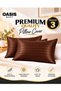 Premium Microfiber Pillowcase, Pack of 1, Soft Breathable Wrinkle-Resistant Pillow Cover with Envelope Closure, Easy-Care Bedding for Home & Hotel.